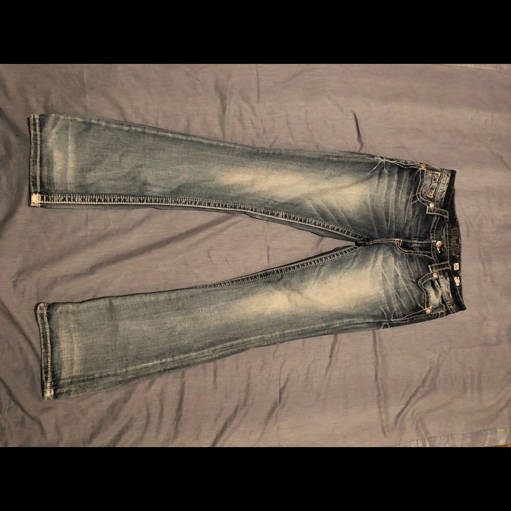 Miss me jeans size 26 mid rise easy boot greatlook